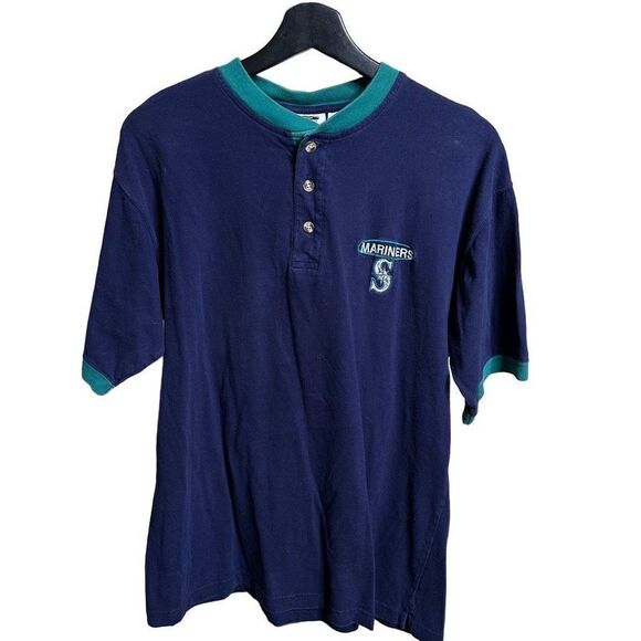 Vintage Pro Edge Mariners Shirt Medium - Picture 1 of 5